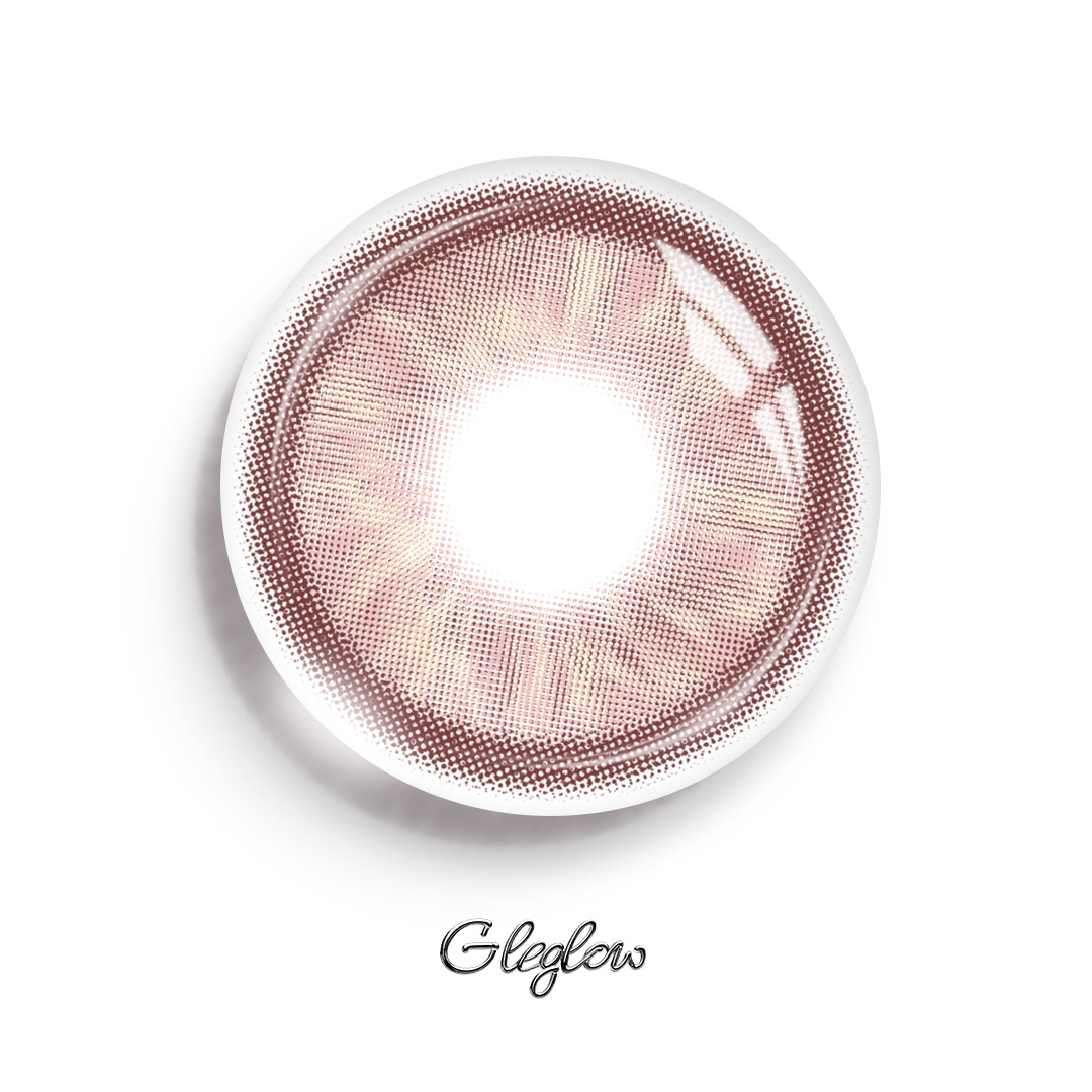 Canvas Pink - 1 Year, 2 lenses Colored Contacts - Gleglow