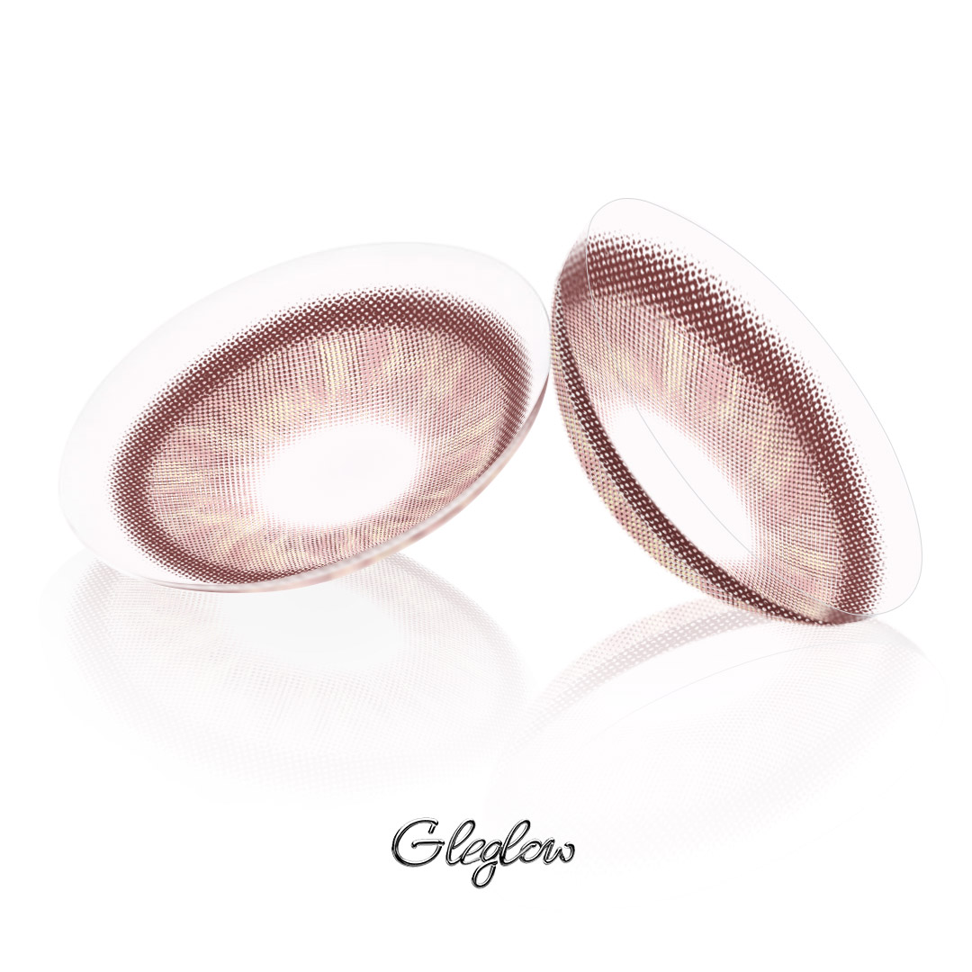 Canvas Pink - 1 Year, 2 lenses Colored Contacts - Gleglow