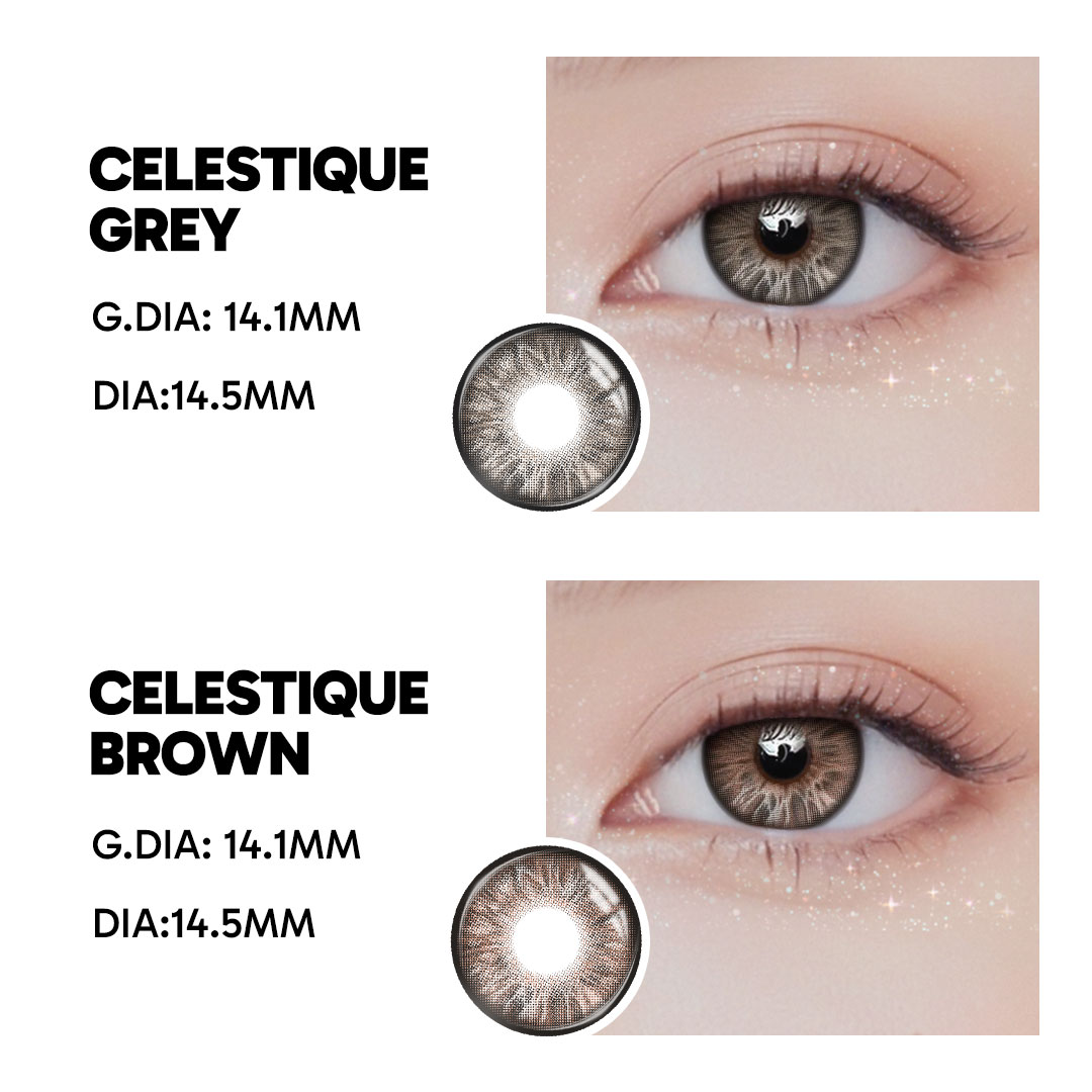 Celestique Brown - 1 Year, 2 lenses