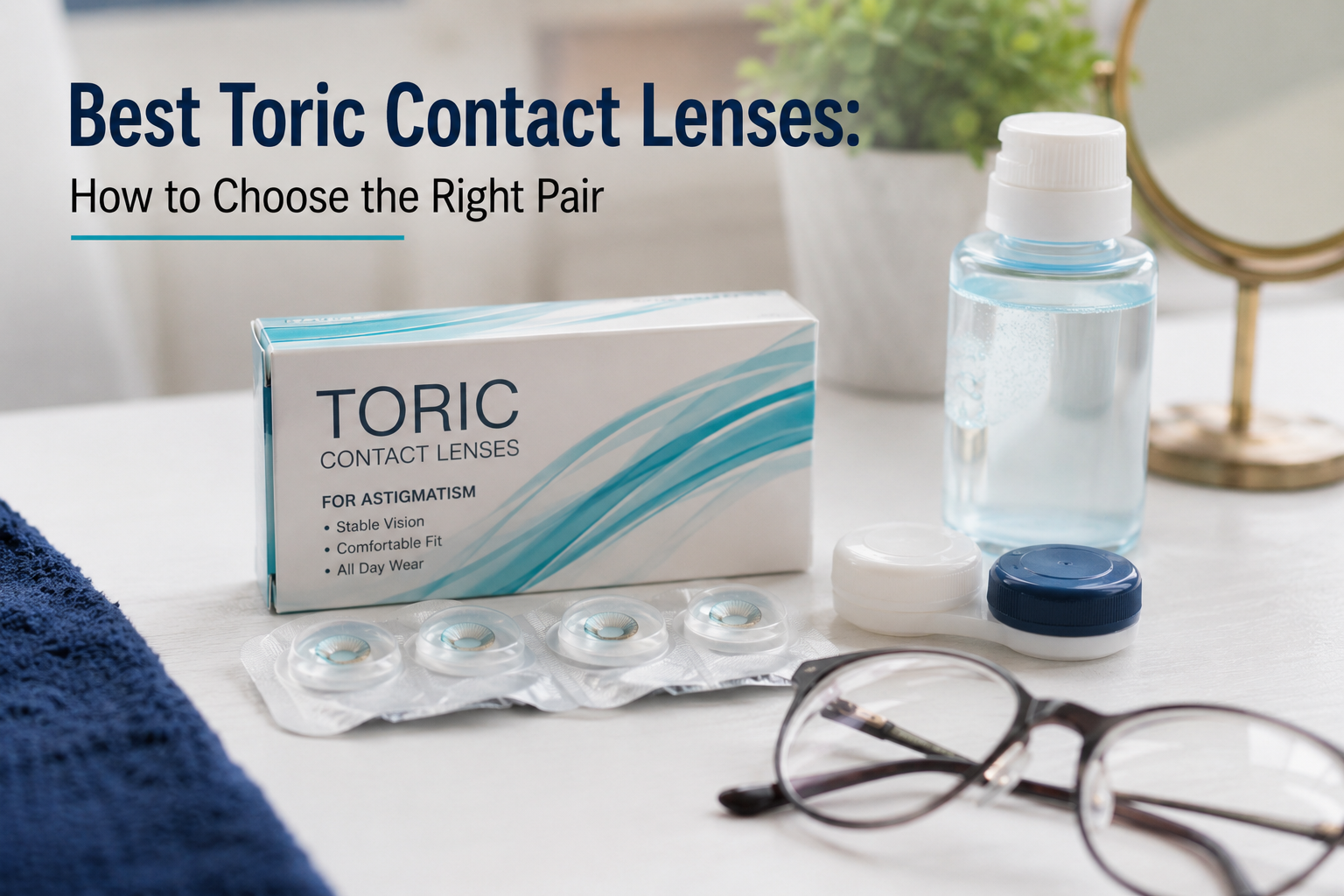 What Should You Look for in the Best Toric Contact Lenses?-GleGlow