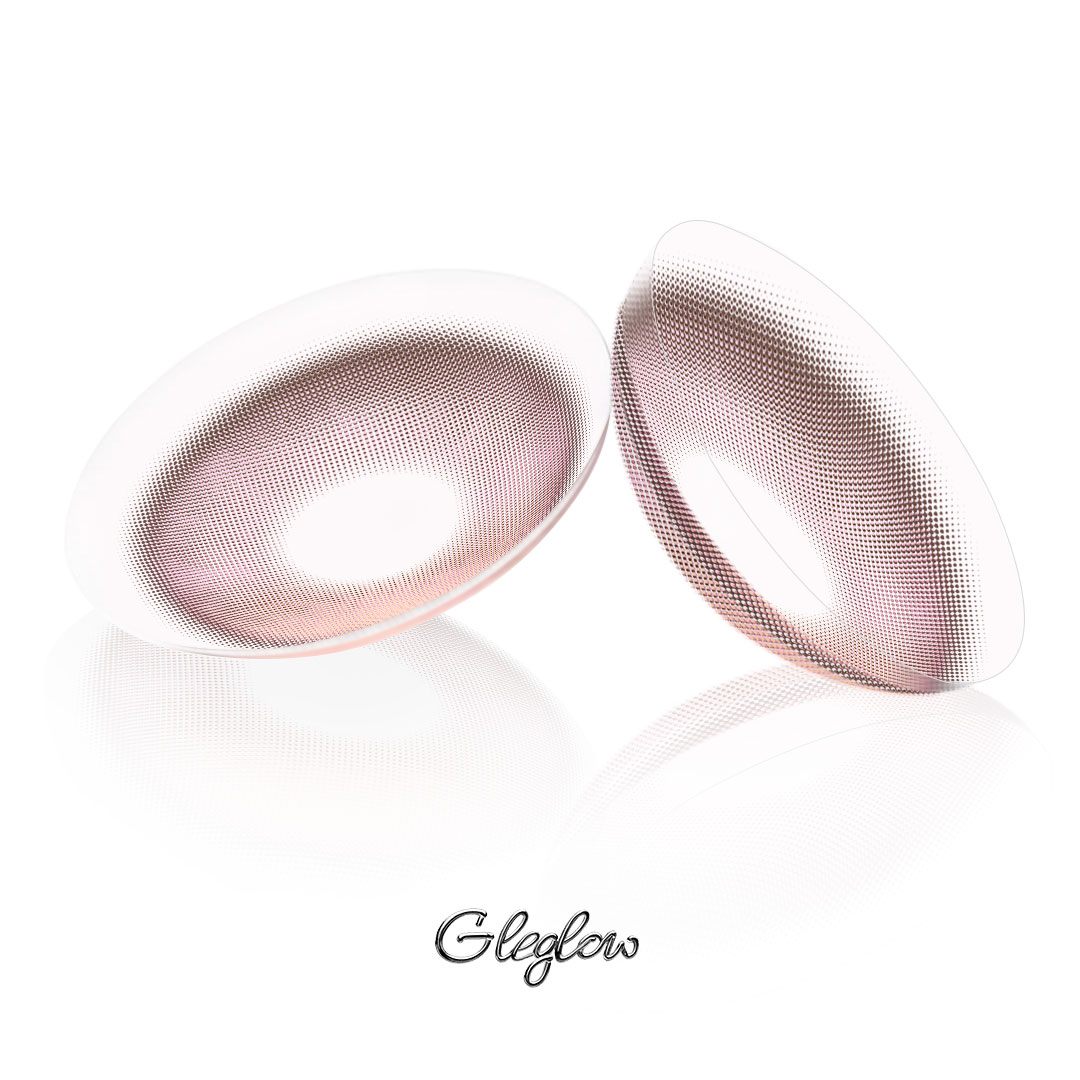 Cherry Pop Pink - 1 Year, 2 lenses Colored Contacts - Gleglow