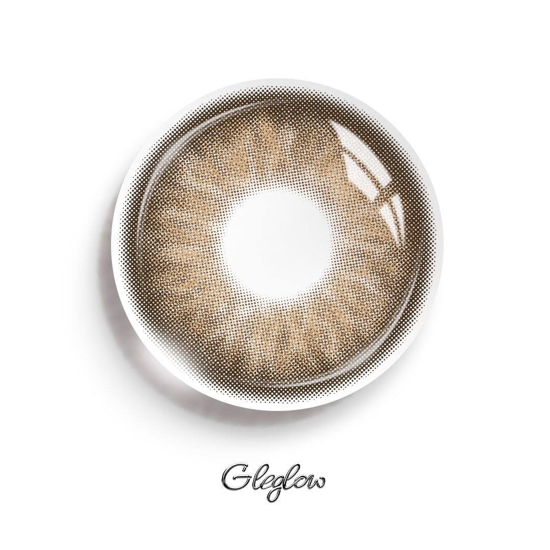 Cleo Brown - 1 Year, 2 lenses Colored Contacts - Gleglow