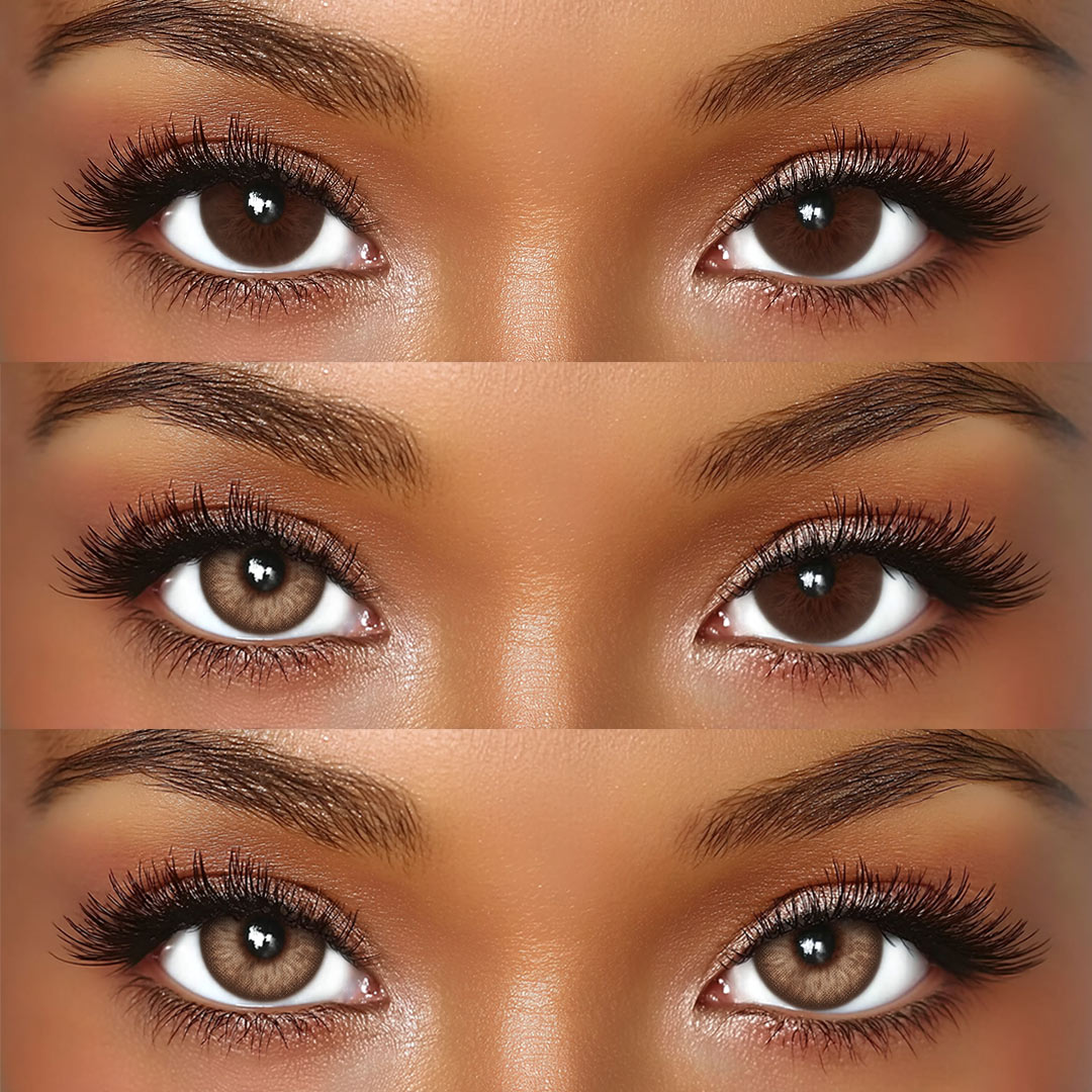 Cleo Brown - 1 Year, 2 lenses Colored Contacts - Gleglow