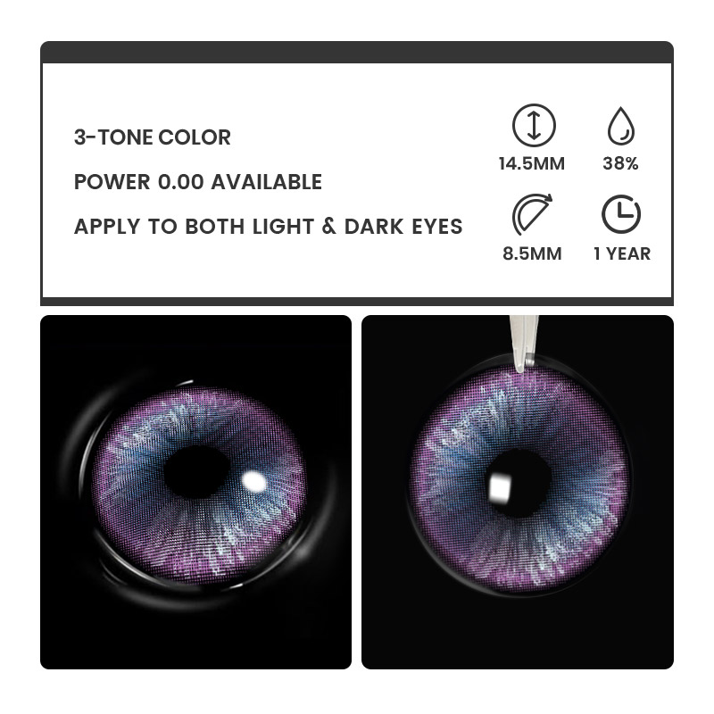 Coco Light Purple - 1 Year, 2 lenses