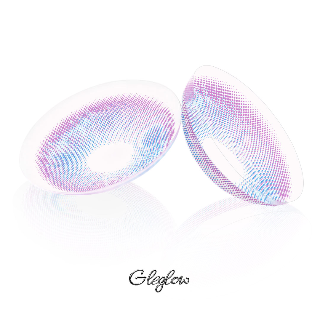 Coco Light Purple - 1 Year, 2 lenses Colored Contacts - Gleglow