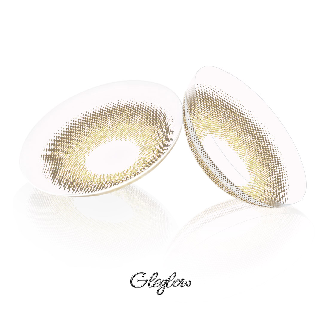 Cookie Brown - 1 Year, 2 lenses Colored Contacts - Gleglow