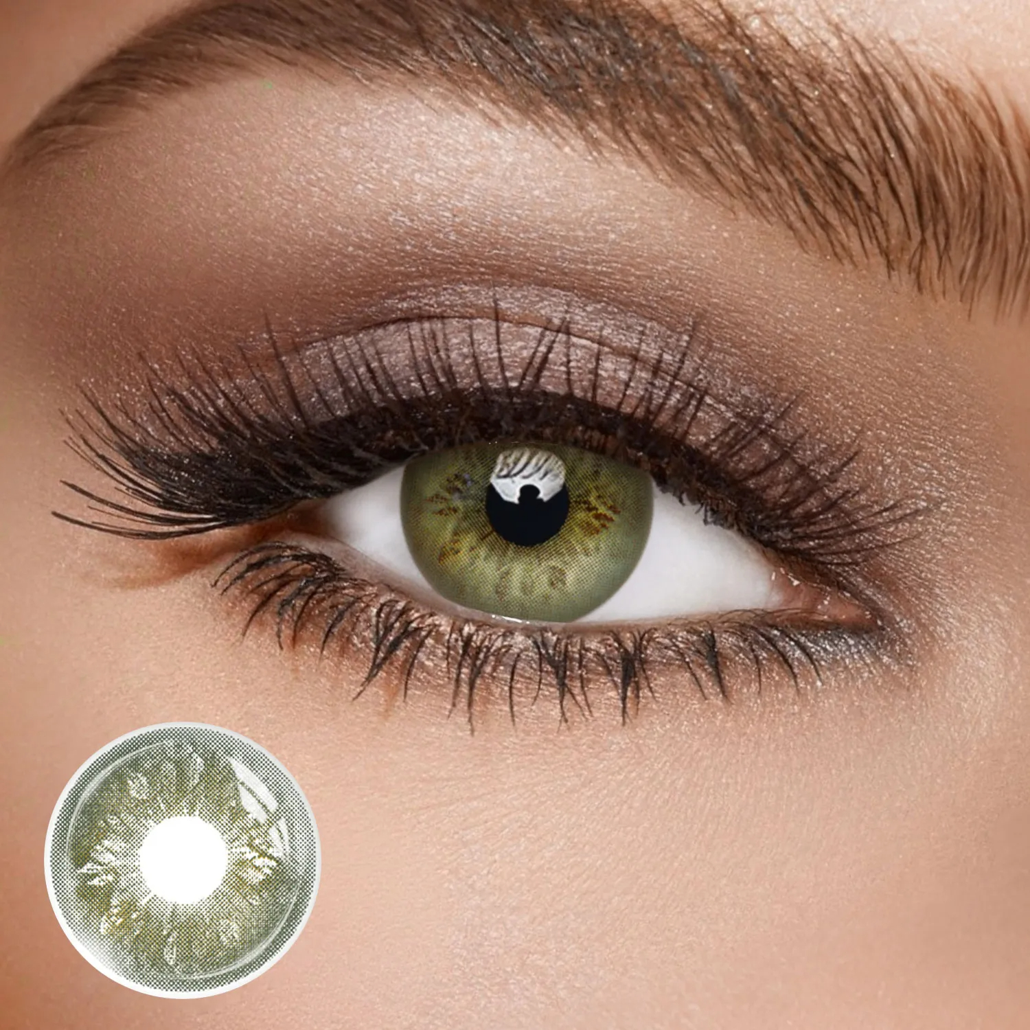 GleGlow Cookie Green - 1 Year, 2 lenses