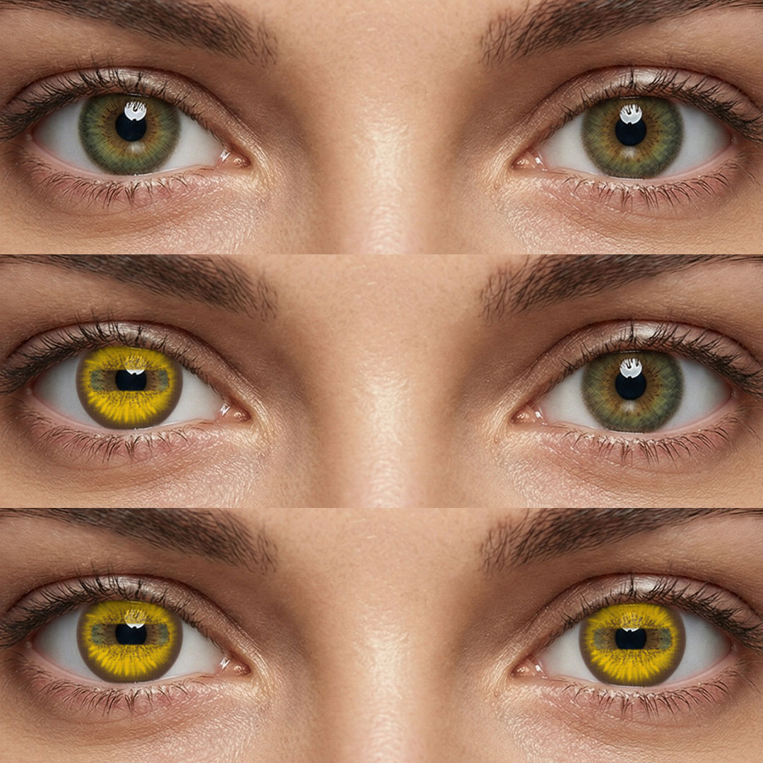 Goat Eye Brown - 1 Year, 2 lenses