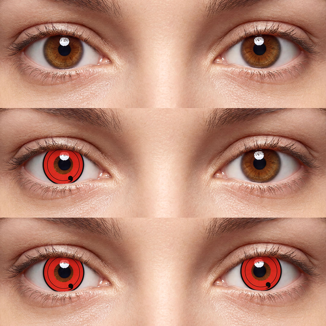 Sharingan Magatama First Stage Style - 1 Year, 2 lenses