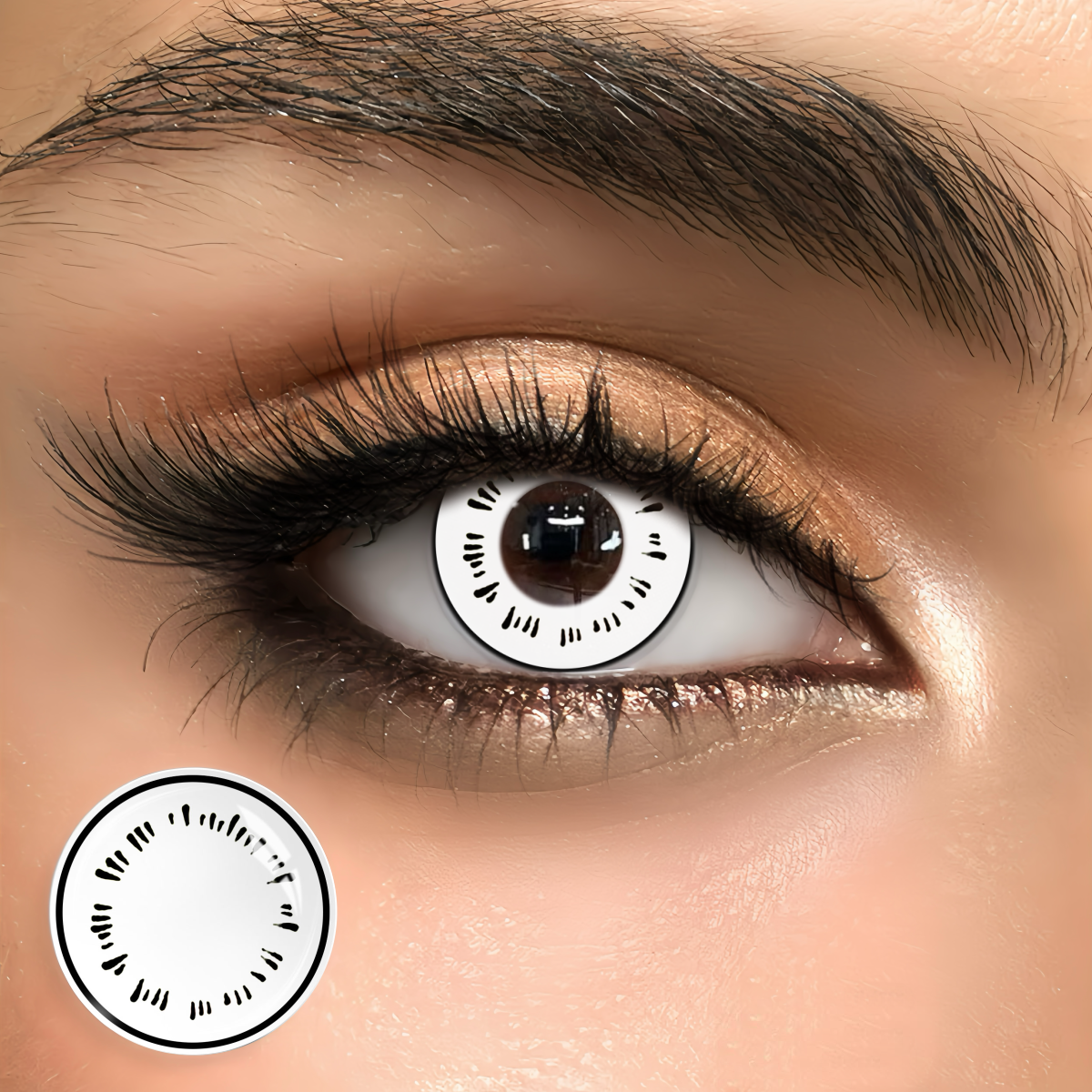 Neji Byakugan White - 1 Year, 2 lenses