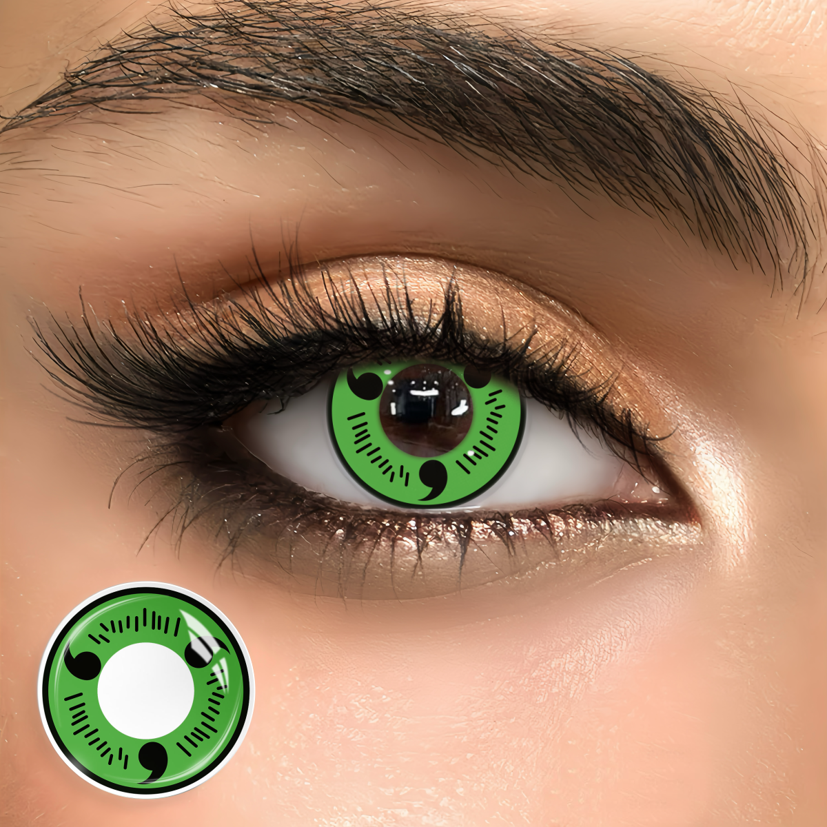 Sharingan Magatama Green Style - 1 Year, 2 lenses