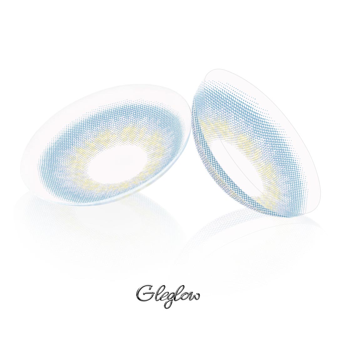 DNA Taylor Blue Gray - 1 Year, 2 lenses Colored Contacts - Gleglow