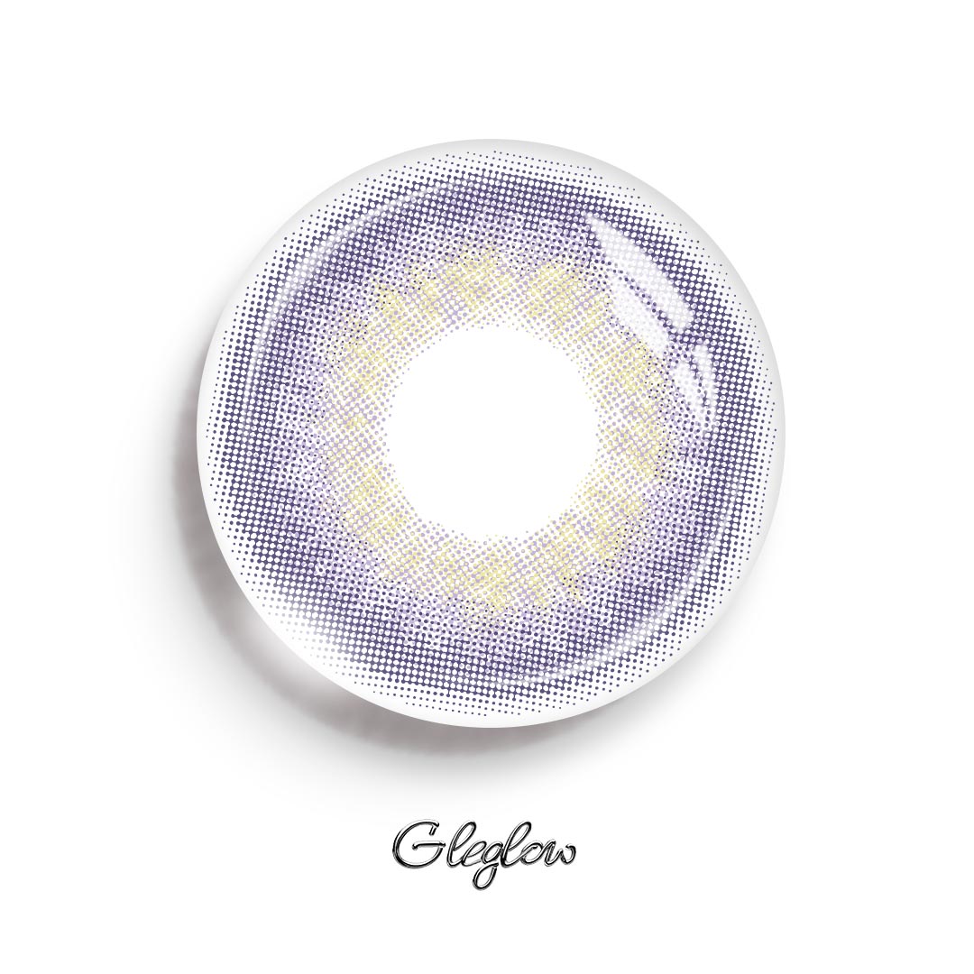 DNA Taylor Purple - 1 Year, 2 lenses Colored Contacts - Gleglow