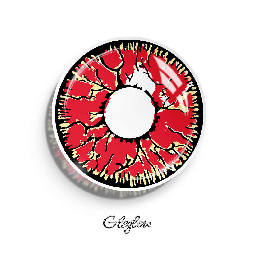 Dangerous Ruby - 1 Year, 2 lenses Colored Contacts - Gleglow