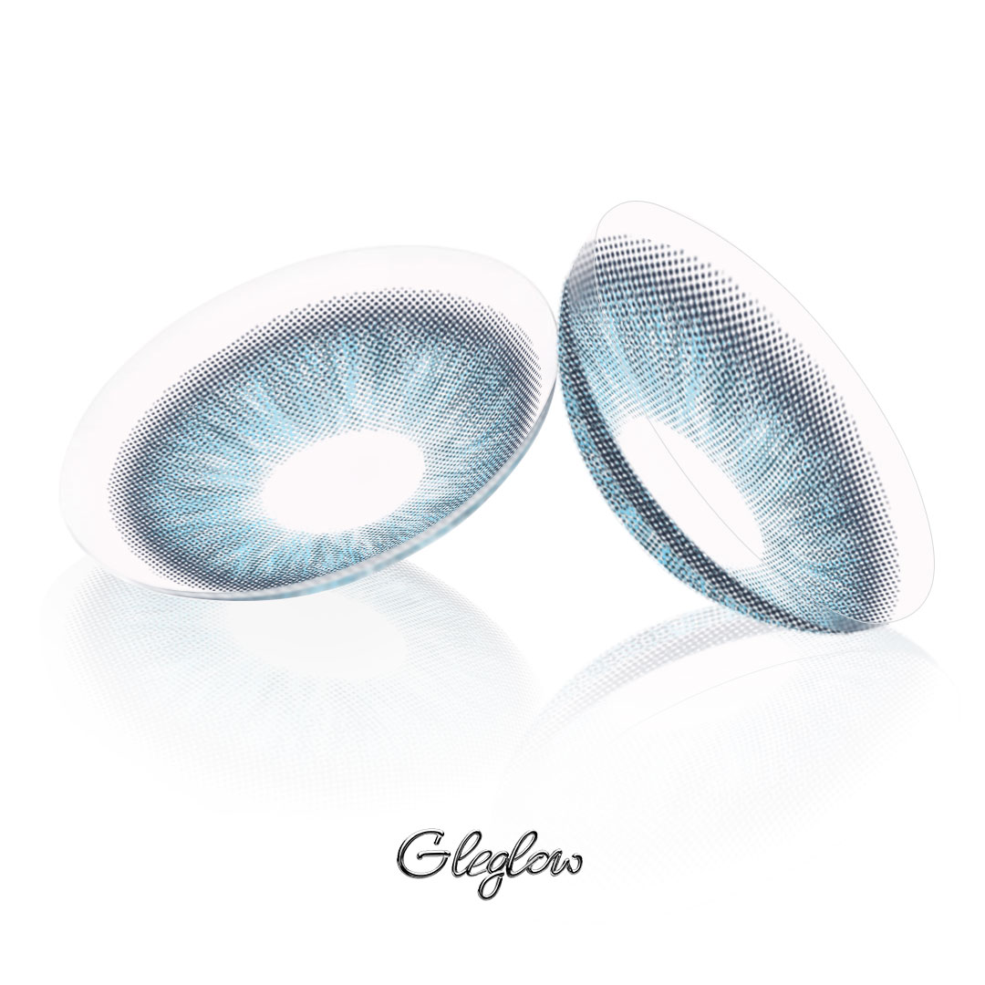 Darklord Blue - 1 Year, 2 lenses Colored Contacts - Gleglow