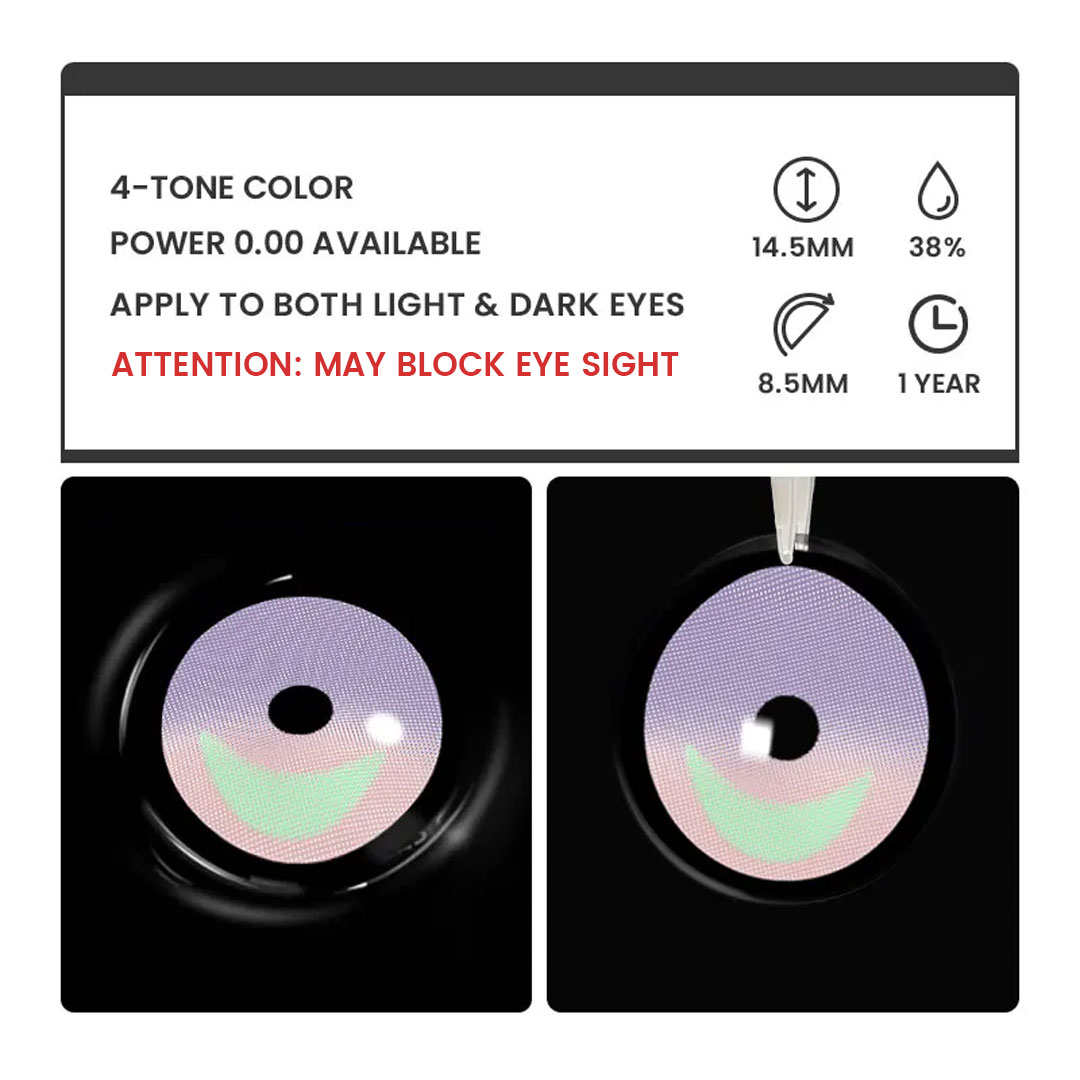 Deergnon Purple - 1 Year, 2 lenses