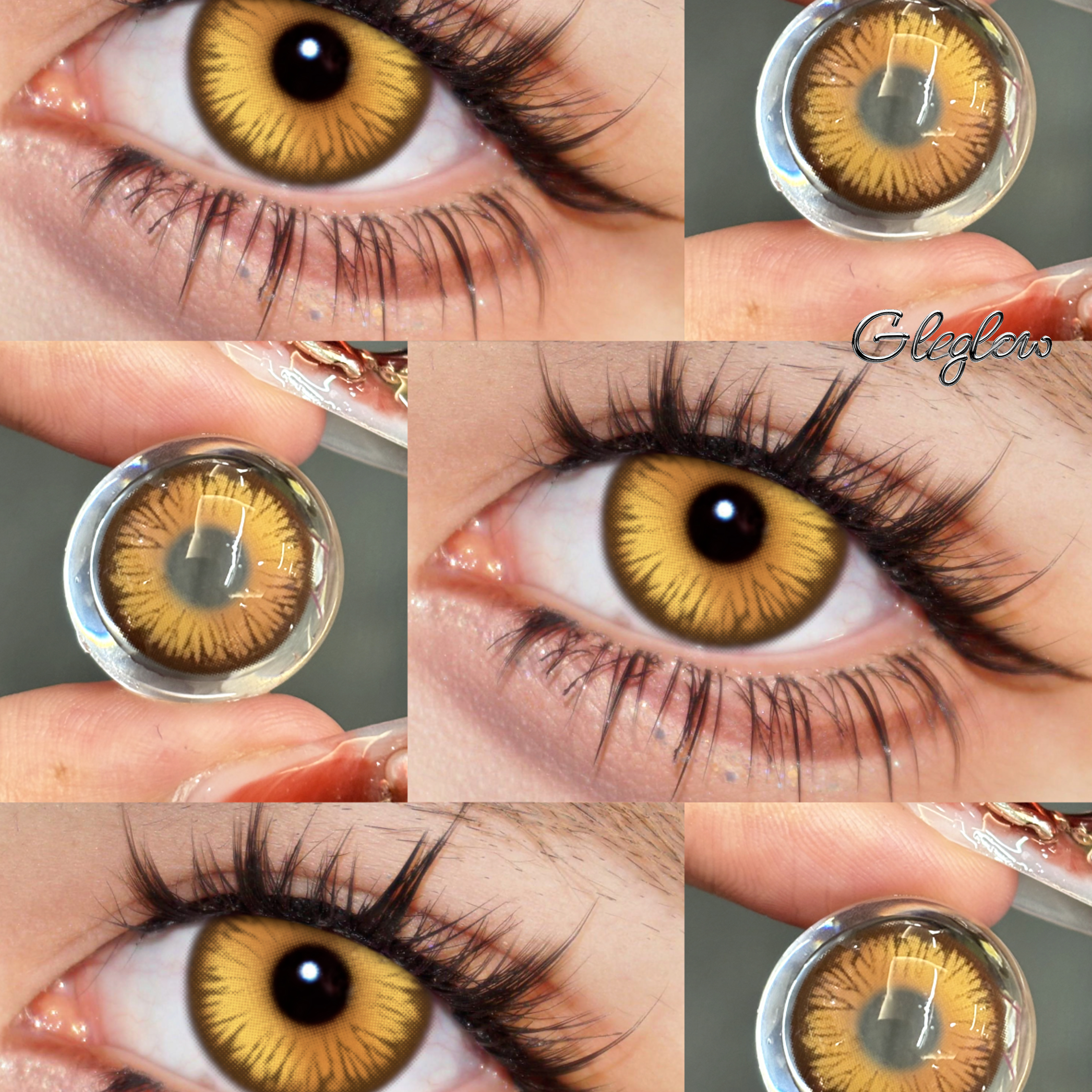Dioren Brown - 1 Year, 2 lenses Colored Contacts - Gleglow