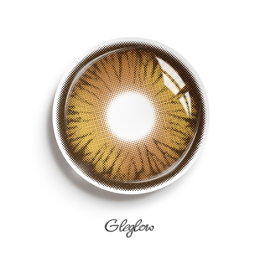 Dioren Brown - 1 Year, 2 lenses Colored Contacts - Gleglow