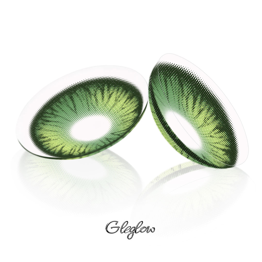 Dioren Green - 1 Year, 2 lenses Colored Contacts - Gleglow