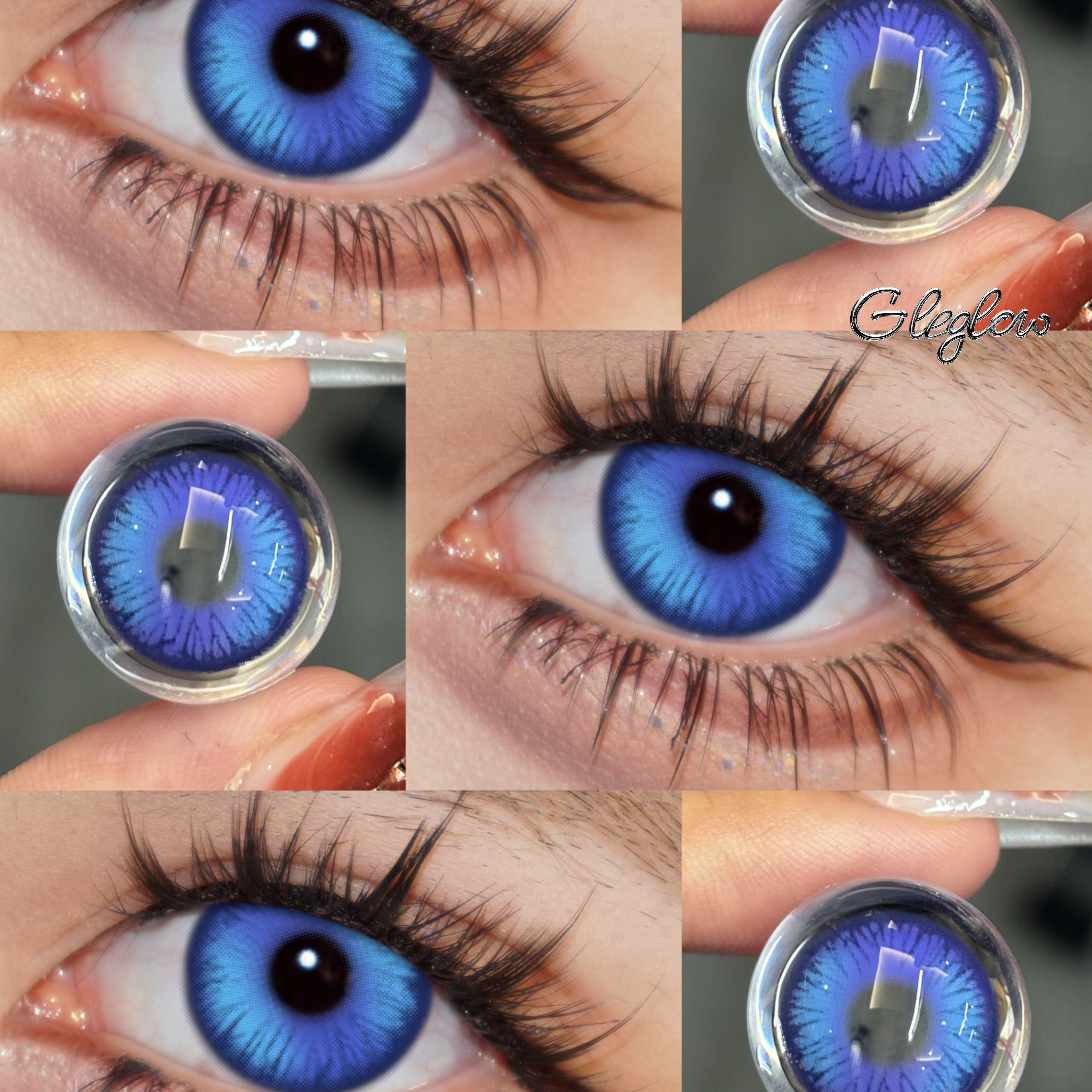 Dioren Purple - 1 Year, 2 lenses Colored Contacts - Gleglow