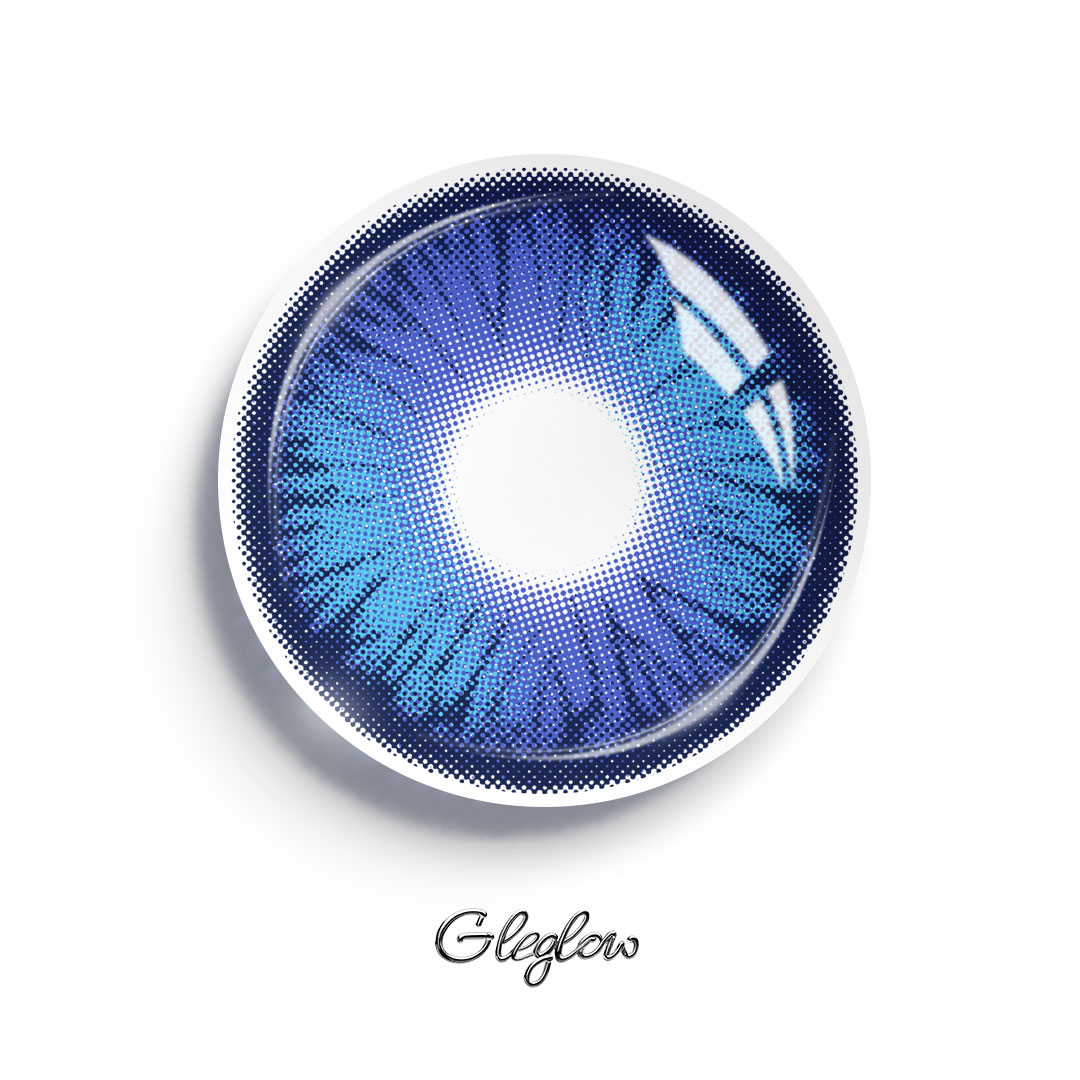 Dioren Purple - 1 Year, 2 lenses Colored Contacts - Gleglow