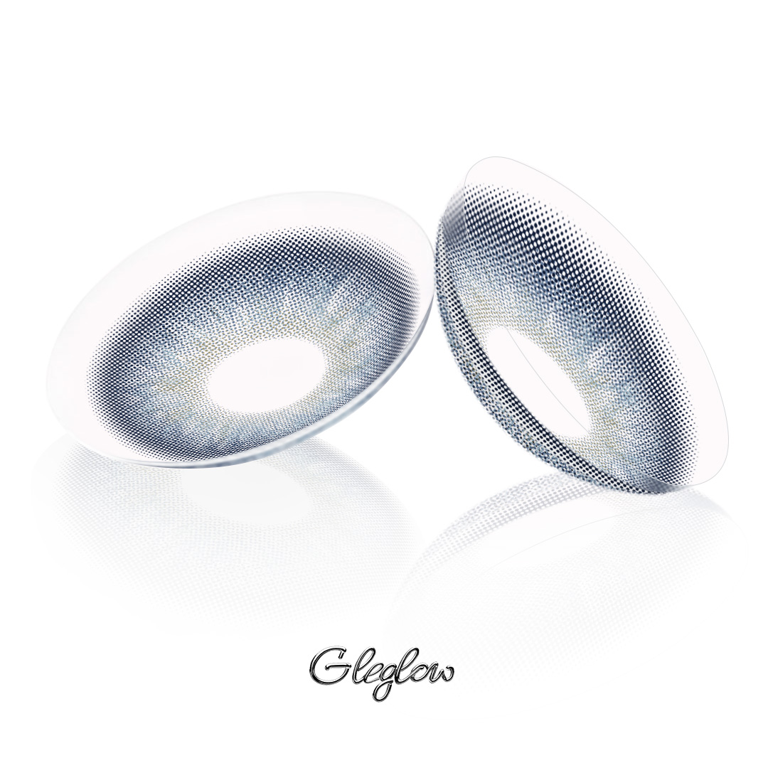 Dolly Blue - 1 Year, 2 lenses Colored Contacts - Gleglow