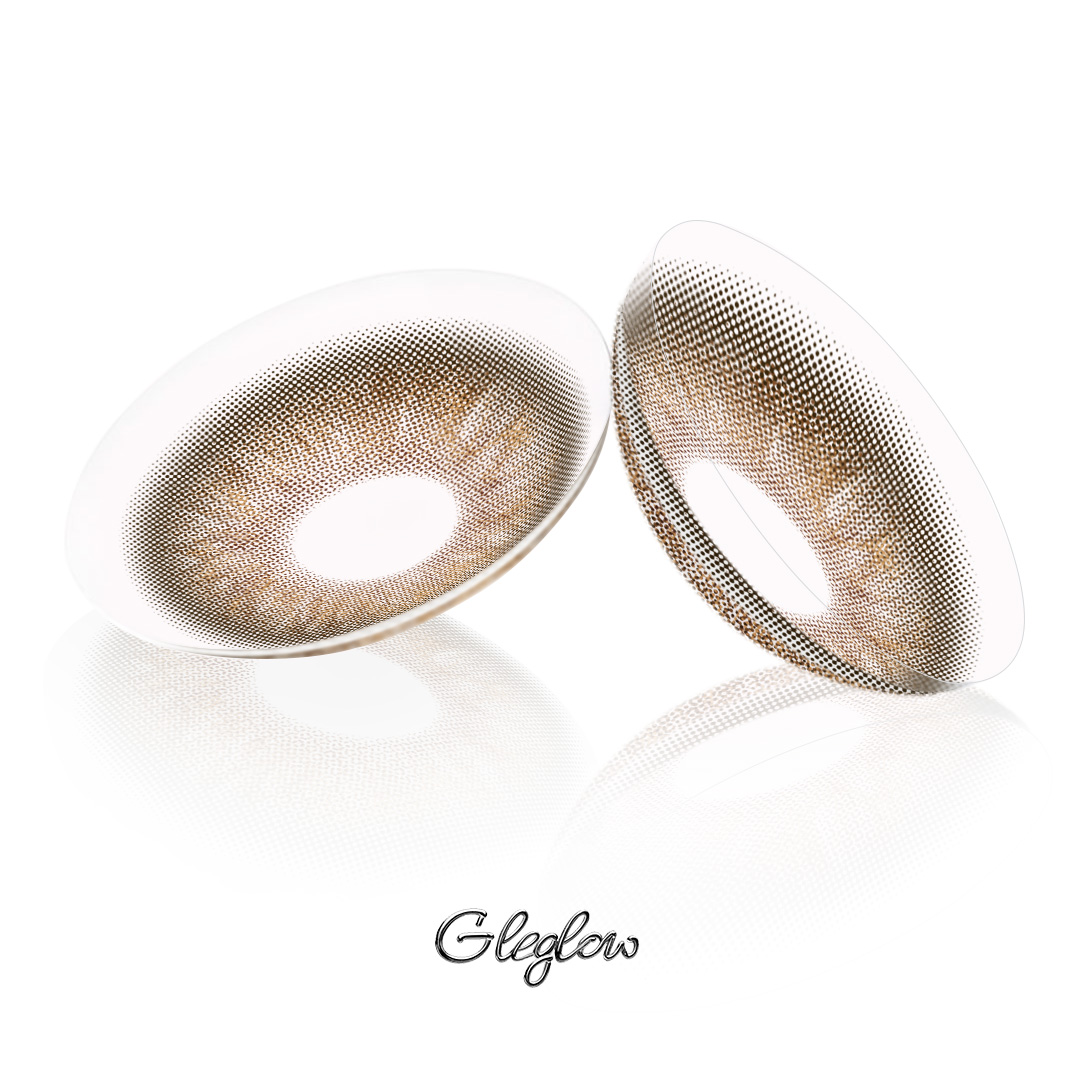 Dolly Brown - 1 Year, 2 lenses Colored Contacts - Gleglow