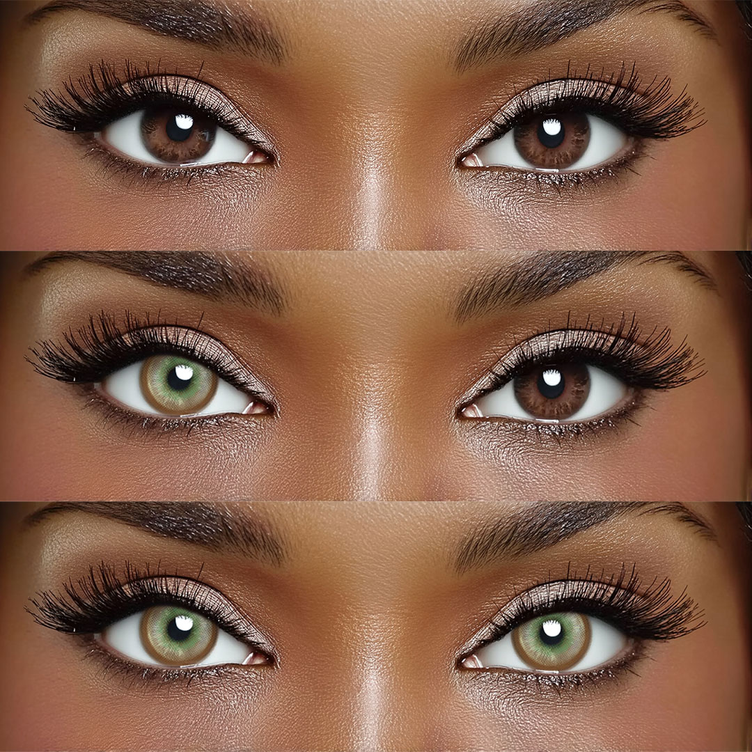 Dream Light Green - 6-month, 2 lenses Colored Contacts - Gleglow