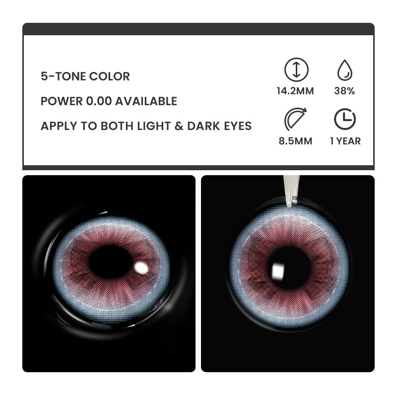 Dreamy Bow Pink - 1 Year, 2 lenses