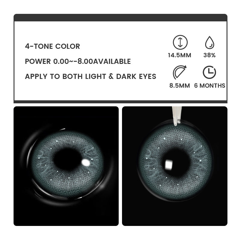 Driftwood Green - 6-month，2 lenses