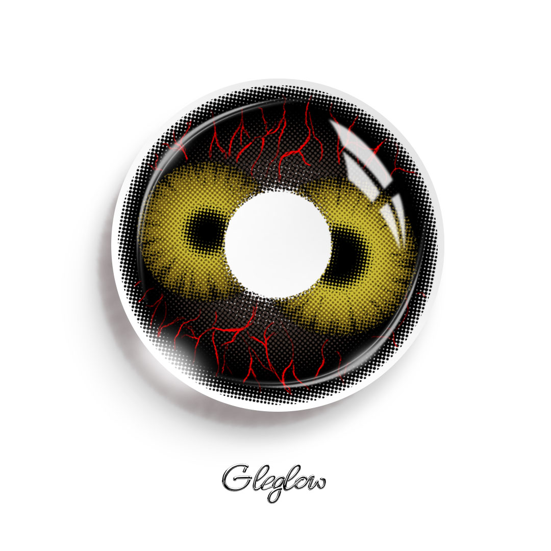 Dual Ember Brown - 1 Year, 2 lenses Colored Contacts - Gleglow