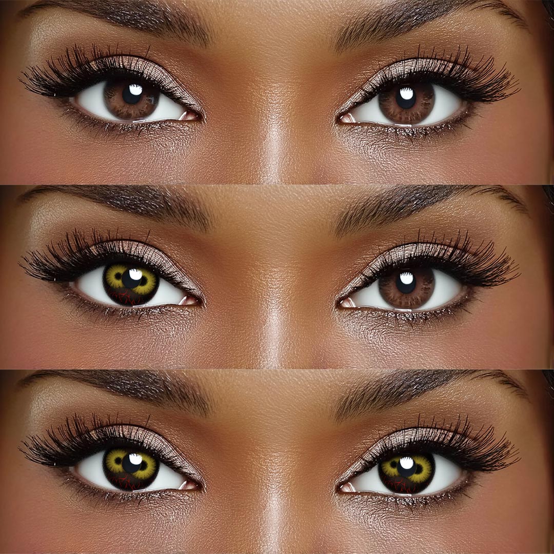 Dual Ember Brown - 1 Year, 2 lenses