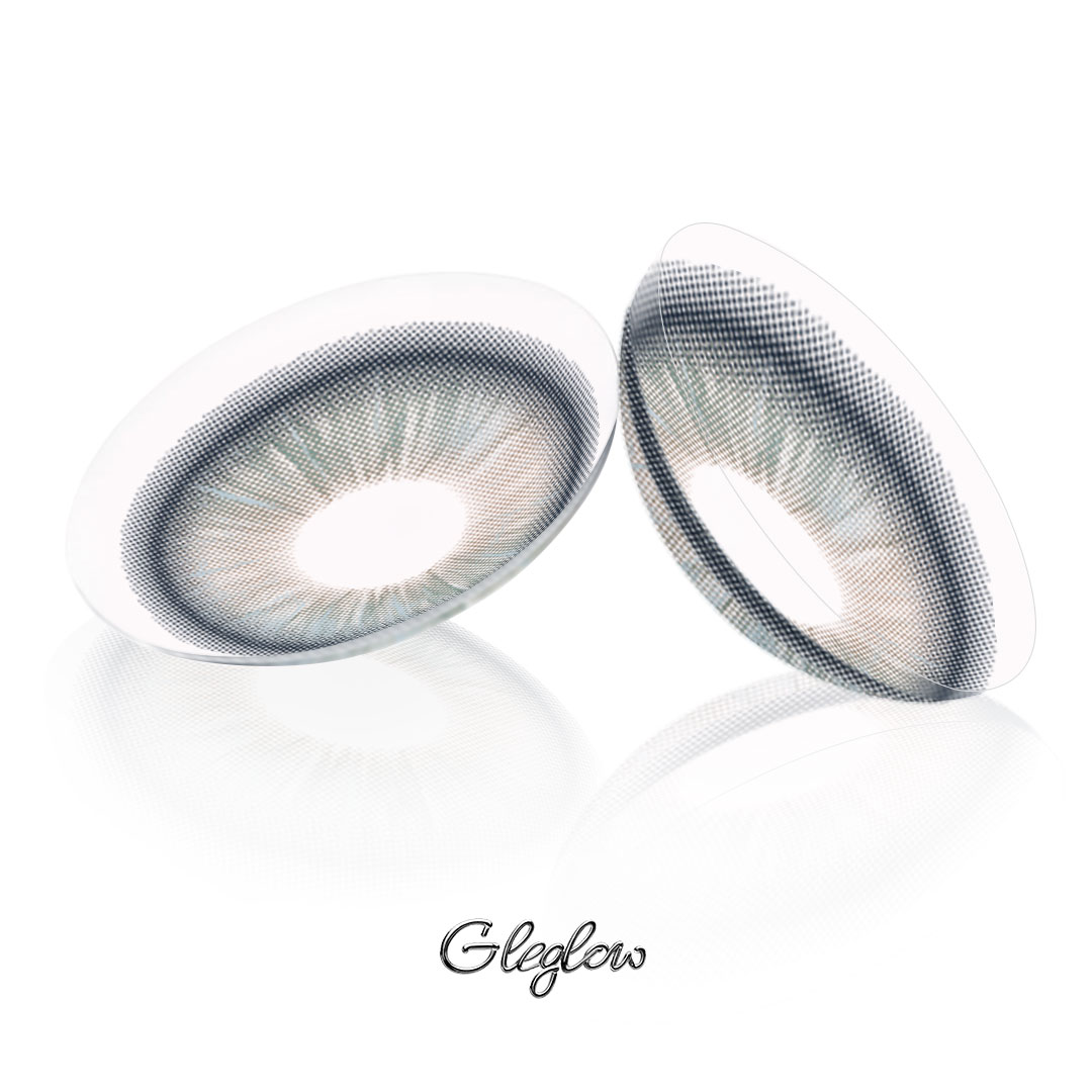 Ebony Blue - 1 Year, 2 lenses Colored Contacts - Gleglow