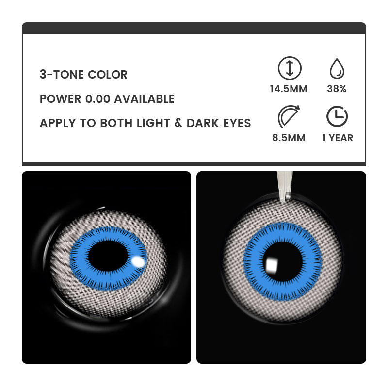 Ecliptic Blue - 1 Year, 2 lenses