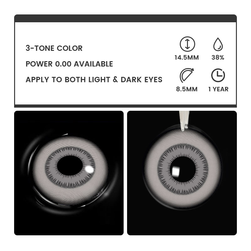 Ecliptic Gray - 1 Year, 2 lenses