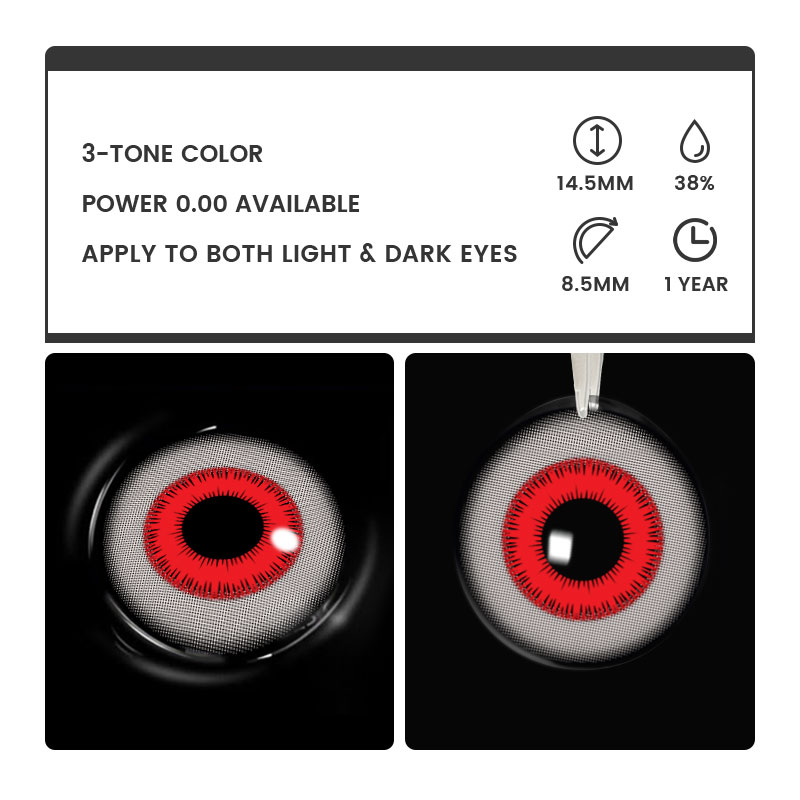 Ecliptic Red - 1 Year, 2 lenses
