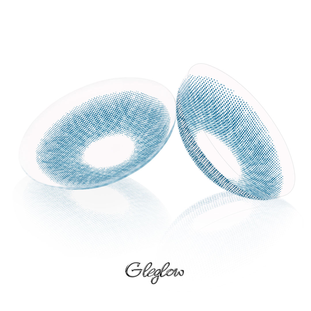 Elf Iris Blue - 1 Year, 2 lenses Colored Contacts - Gleglow