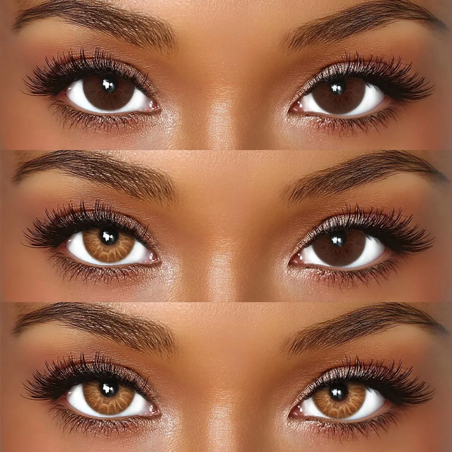 Elf Iris Brown - 1 Year, 2 lenses