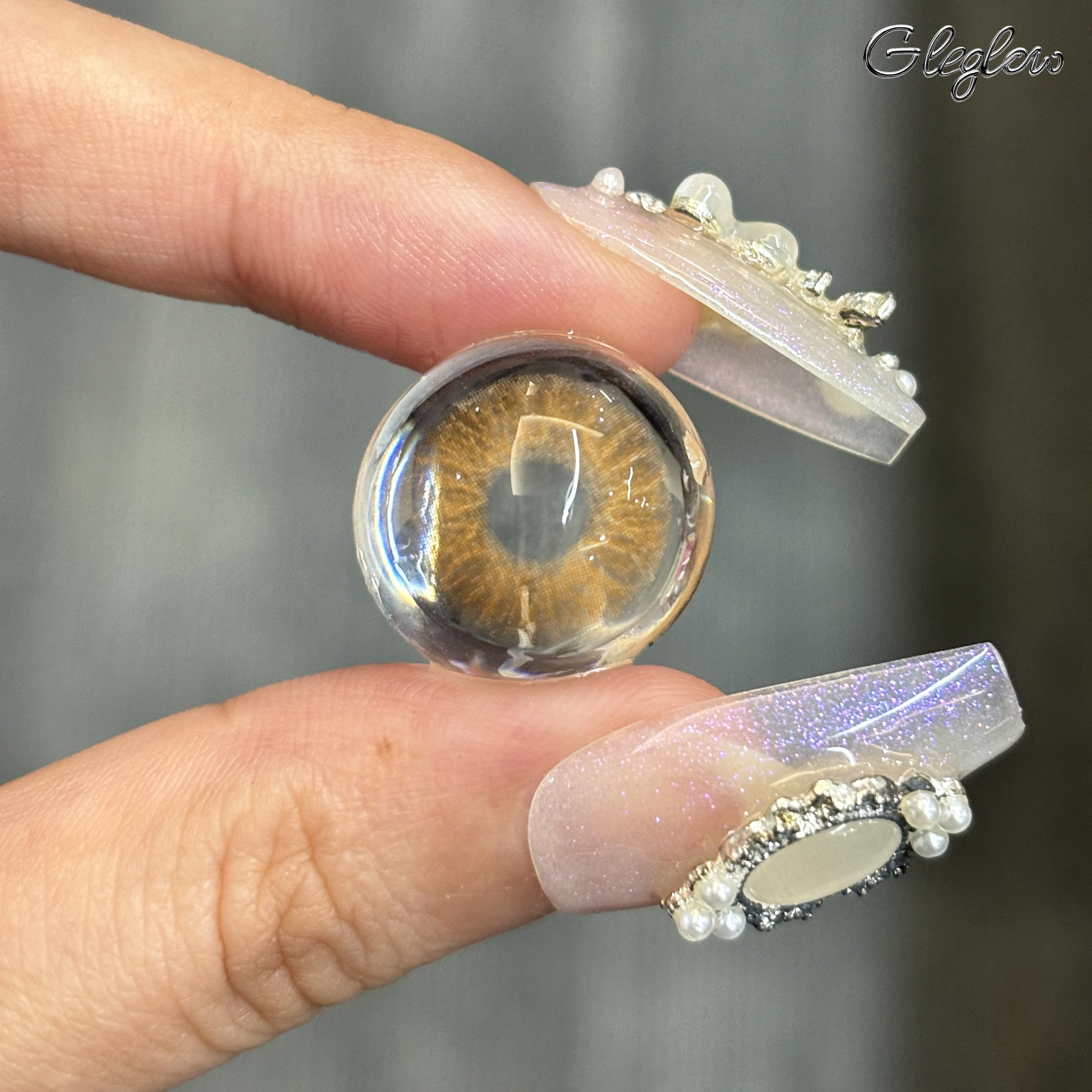 Elf Iris Brown - 1 Year, 2 lenses Colored Contacts - Gleglow