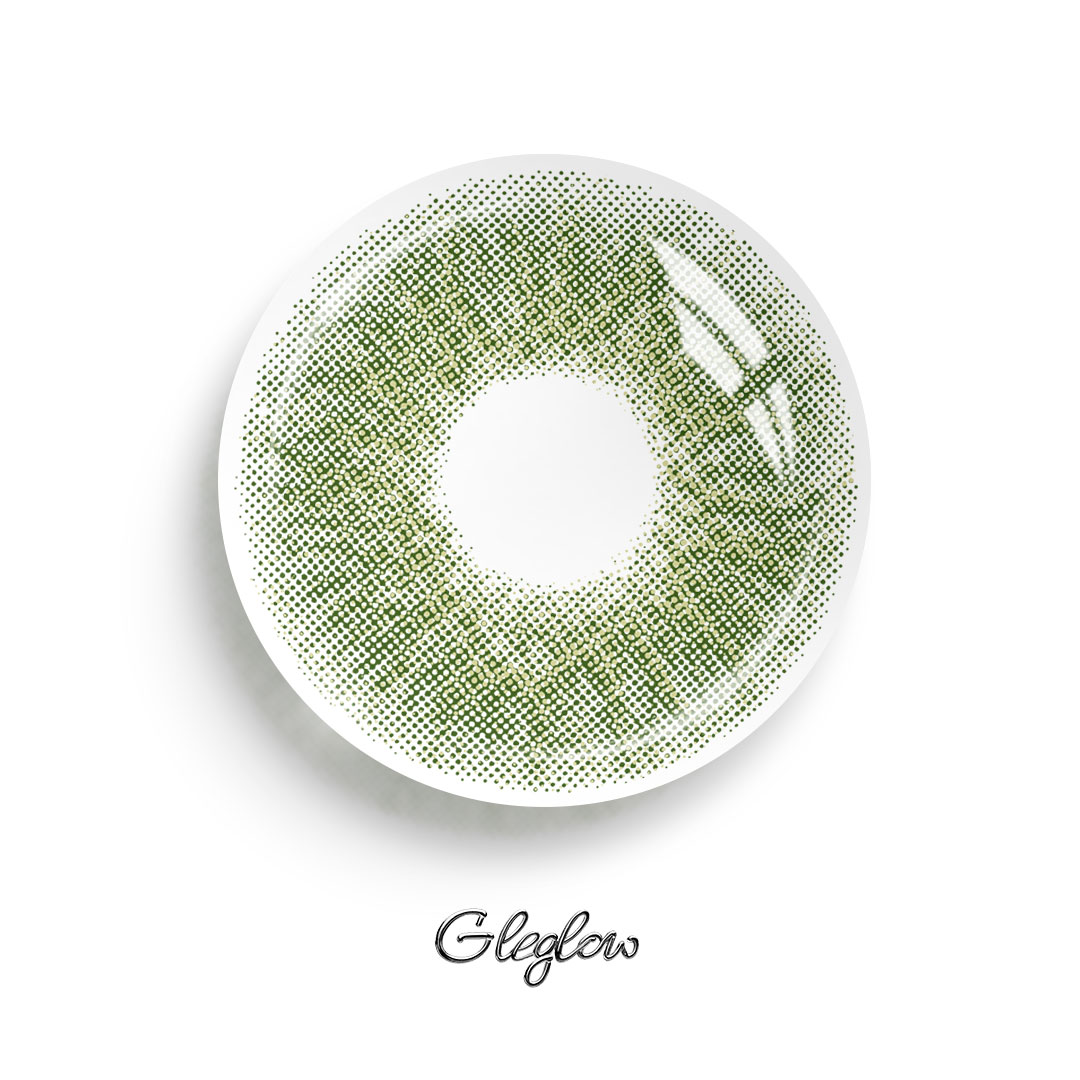 Elf Iris Green - 1 Year, 2 lenses Colored Contacts - Gleglow