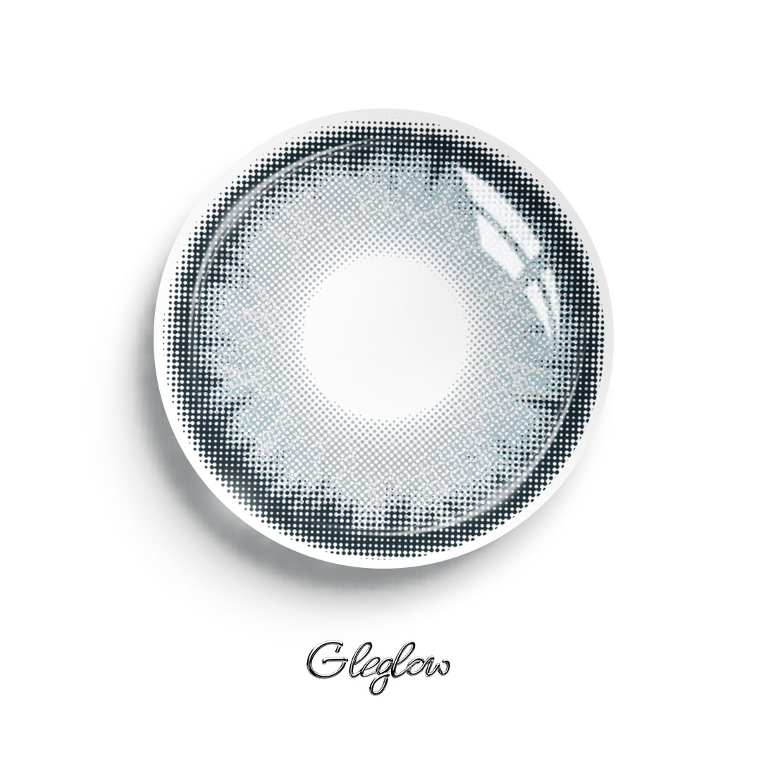 Elyra Blue - monthly, 2 lenses Colored Contacts - Gleglow