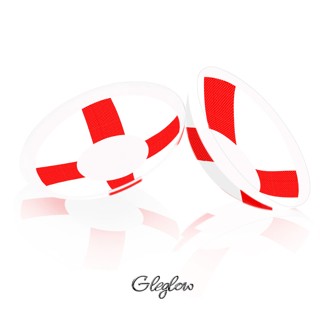 English Flag - 1 Year, 2 lenses Colored Contacts - Gleglow