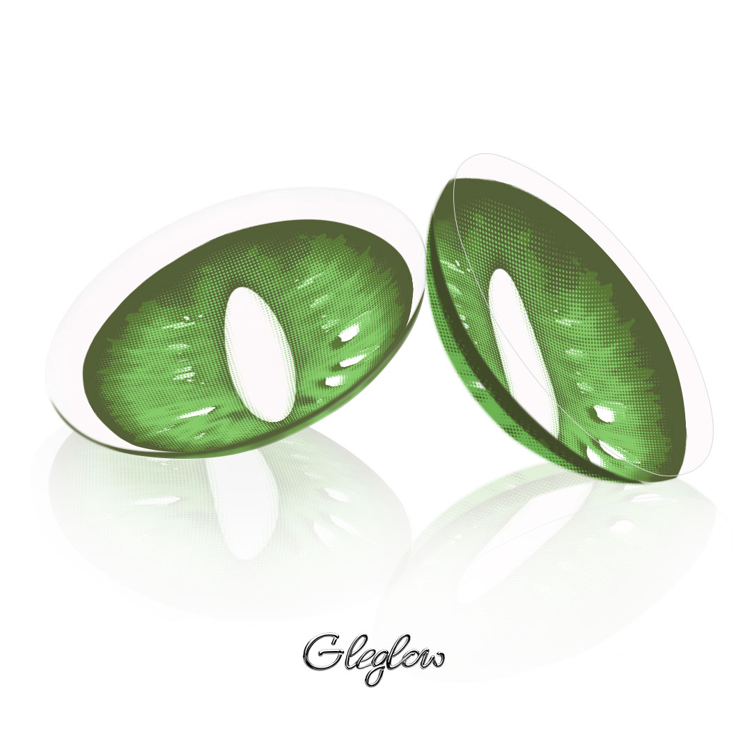 Eris Green - 6-month，2 lenses Colored Contacts - Gleglow