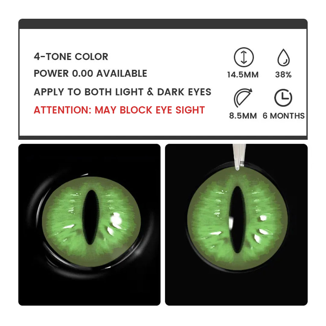 Eris Green - 6-month，2 lenses