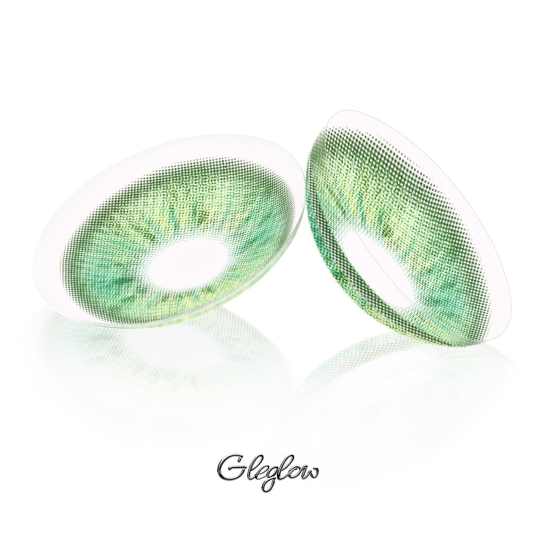 Ether Glow Green - 6-month，2 lenses Colored Contacts - Gleglow