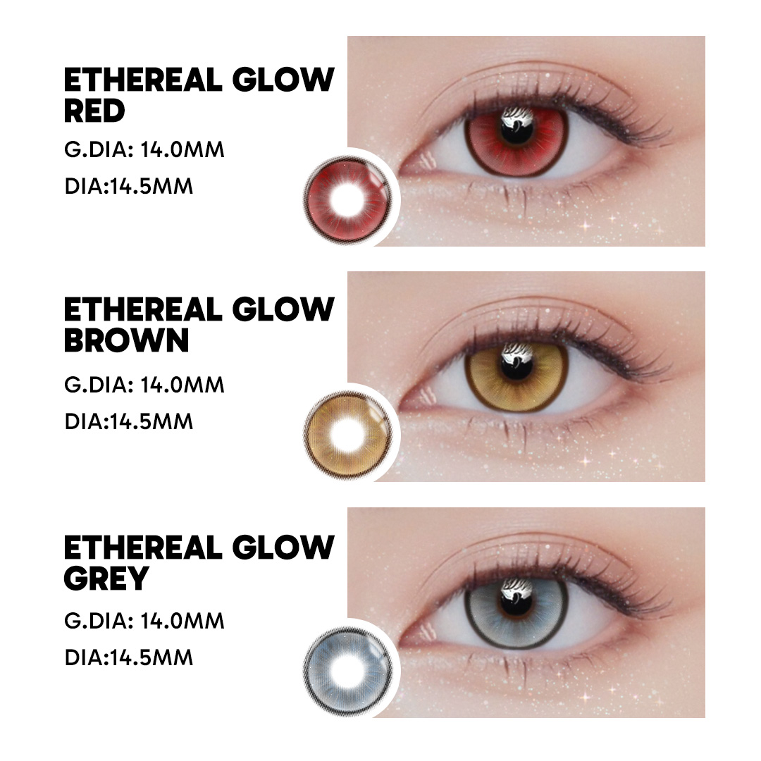 Ethereal Glow Grey - 1 Year, 2 lenses