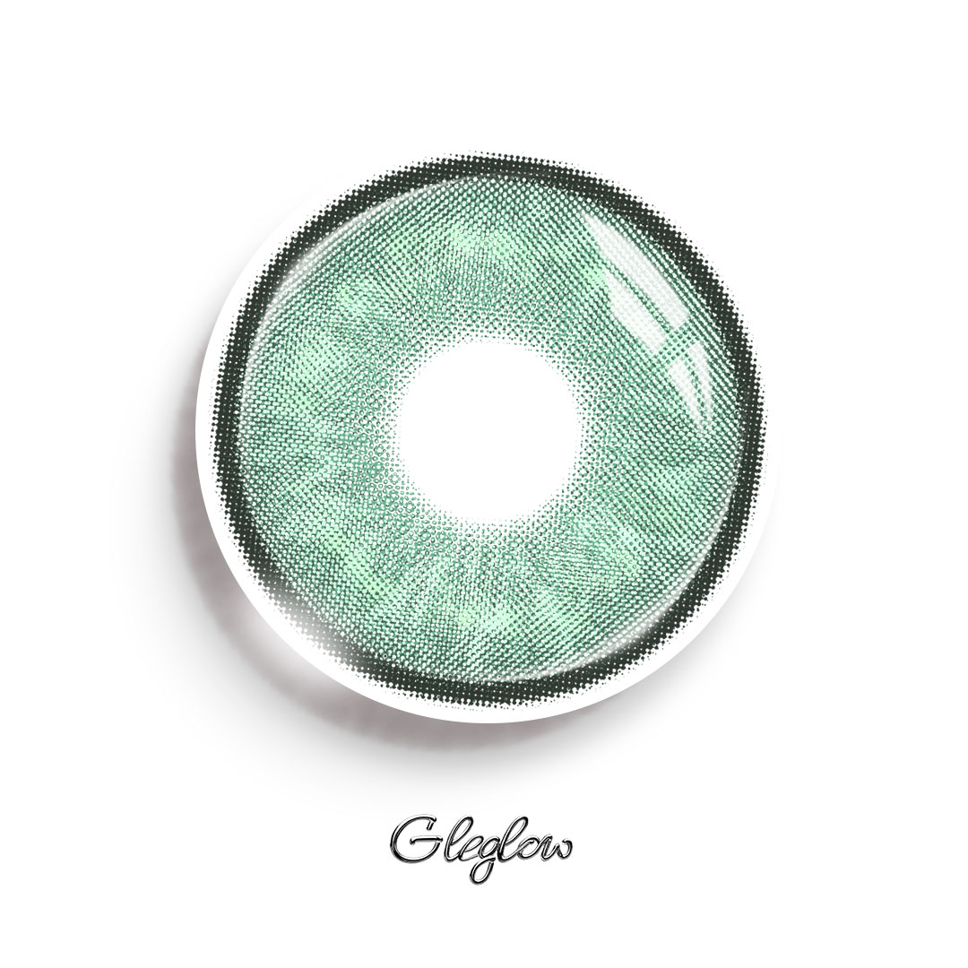 Evara Green - 1 Year, 2 lenses Colored Contacts - Gleglow