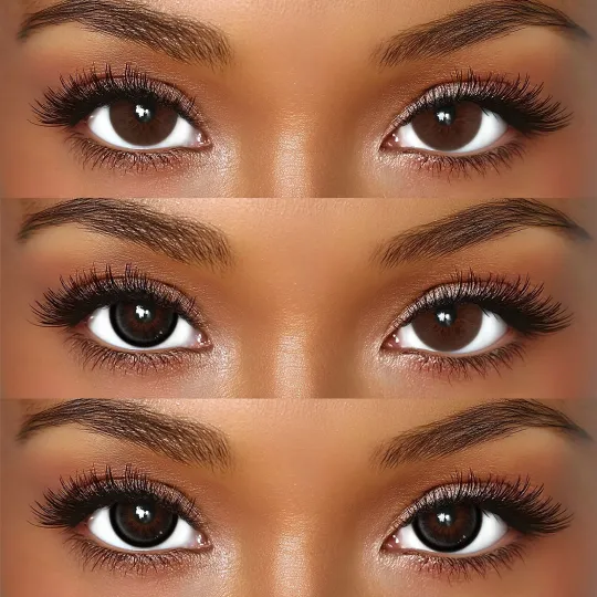 Baby Doll Black - 1 Year, 2 lenses Colored Contacts - Gleglow
