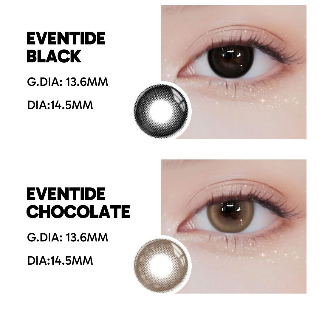 Eventide Chocolate - monthly, 2 lenses Colored Contacts - Gleglow