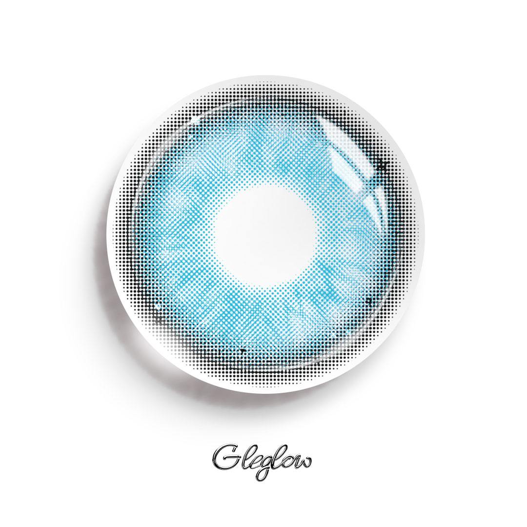 Fable Blue - 6-month，2 lenses Colored Contacts - Gleglow